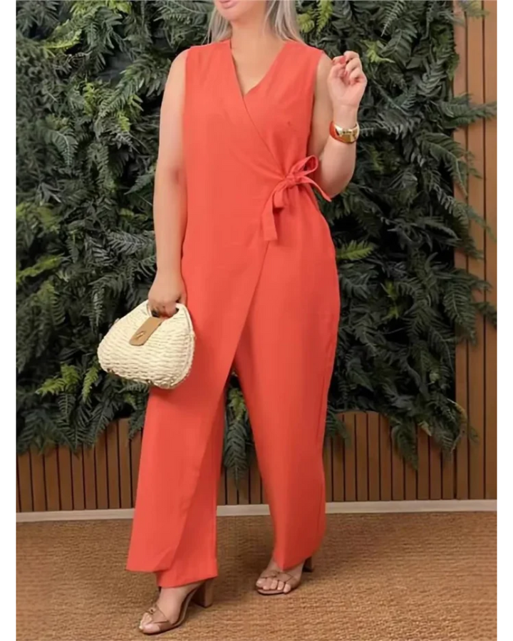 Renata – Stylowy letni zestaw z szerokimi spodniami