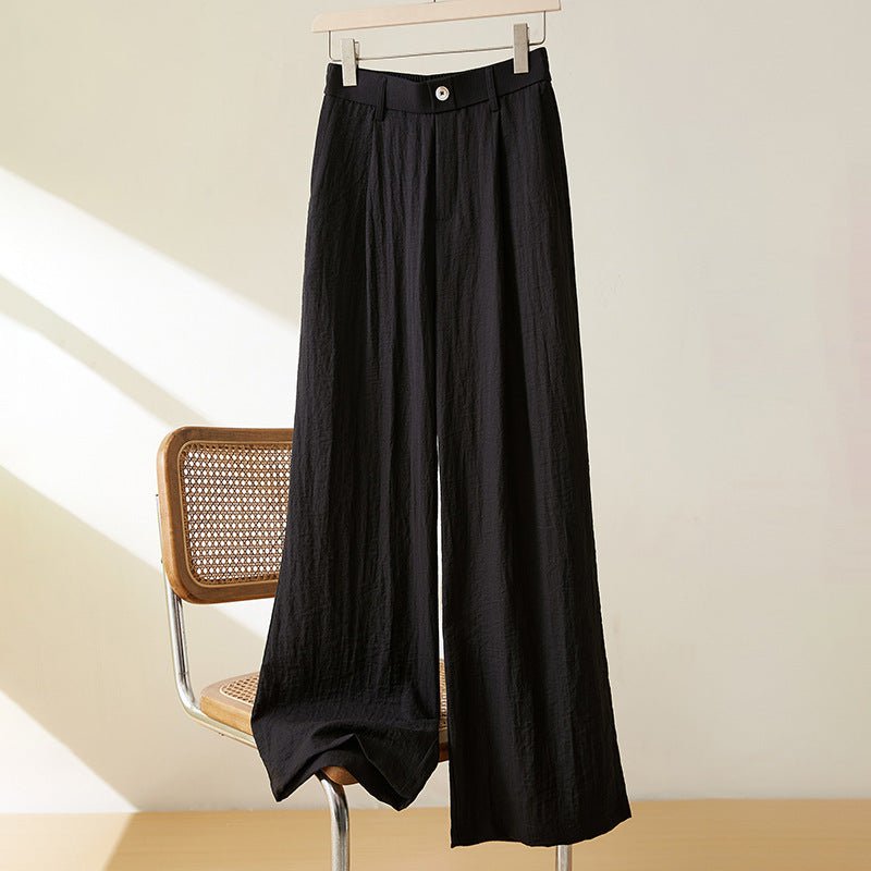 Karina Oversize Damskie Spodnie z Tkaniny