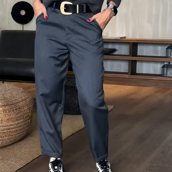 Eleganckie Spodnie w Paski Julia