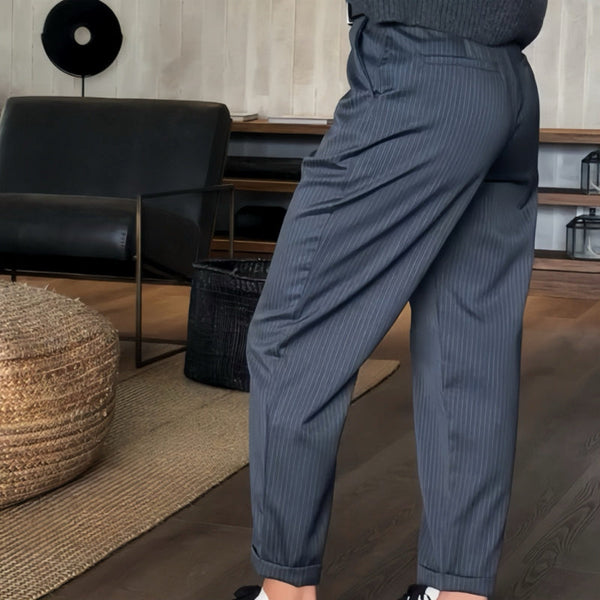 Eleganckie Spodnie w Paski Julia